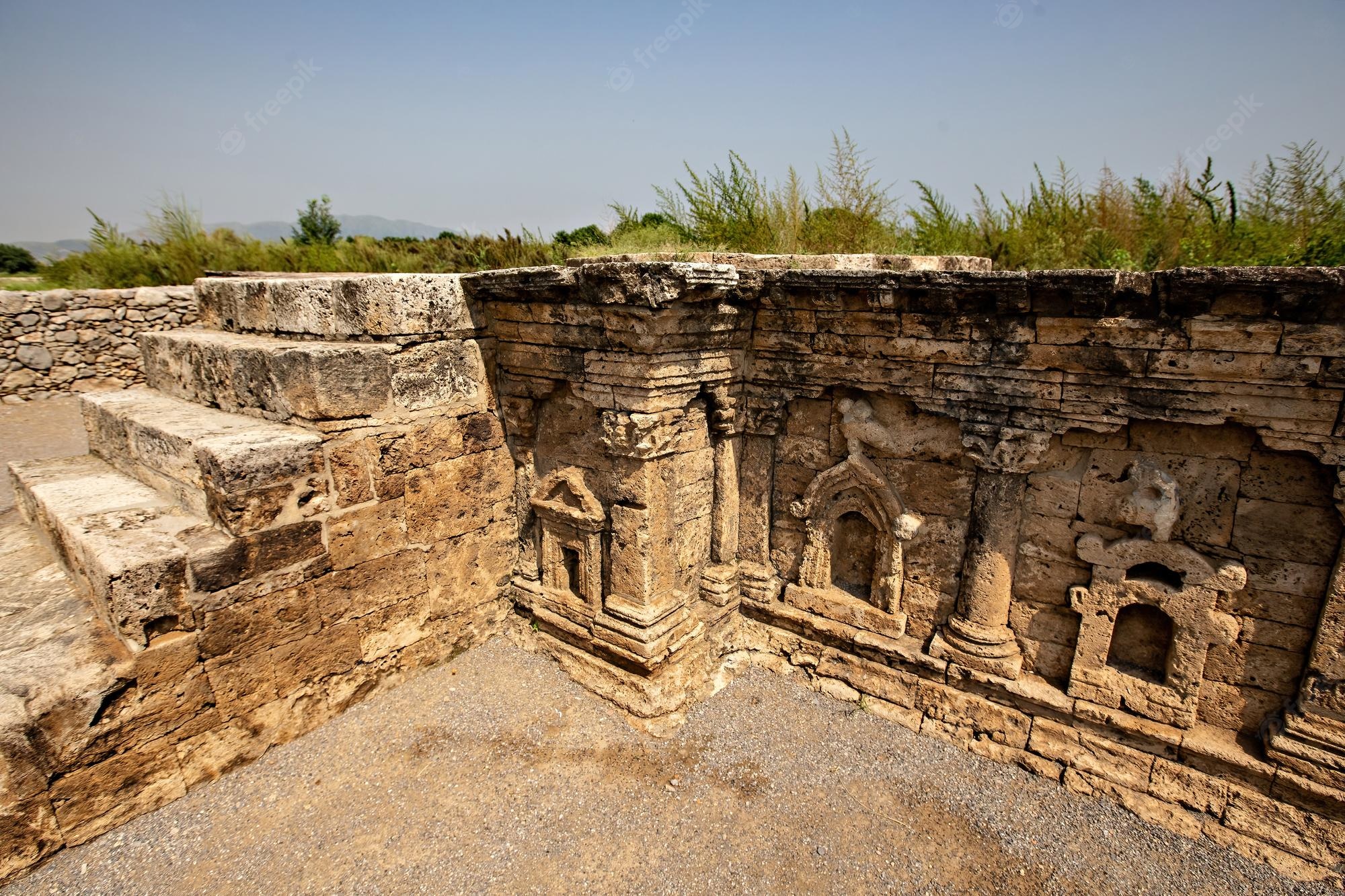 ruins Taxila in Pakistan