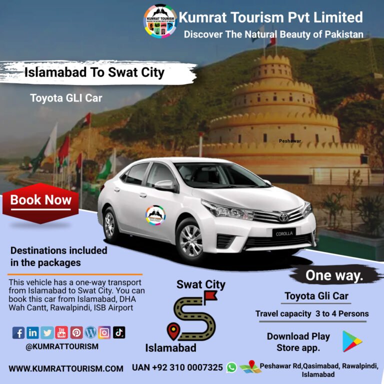 Islamabad To Swat Rent Car