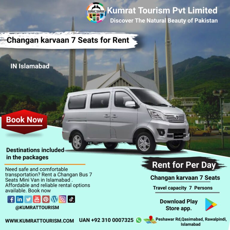 Changan karvaan for Rent in Islamabad (7 passengers)
