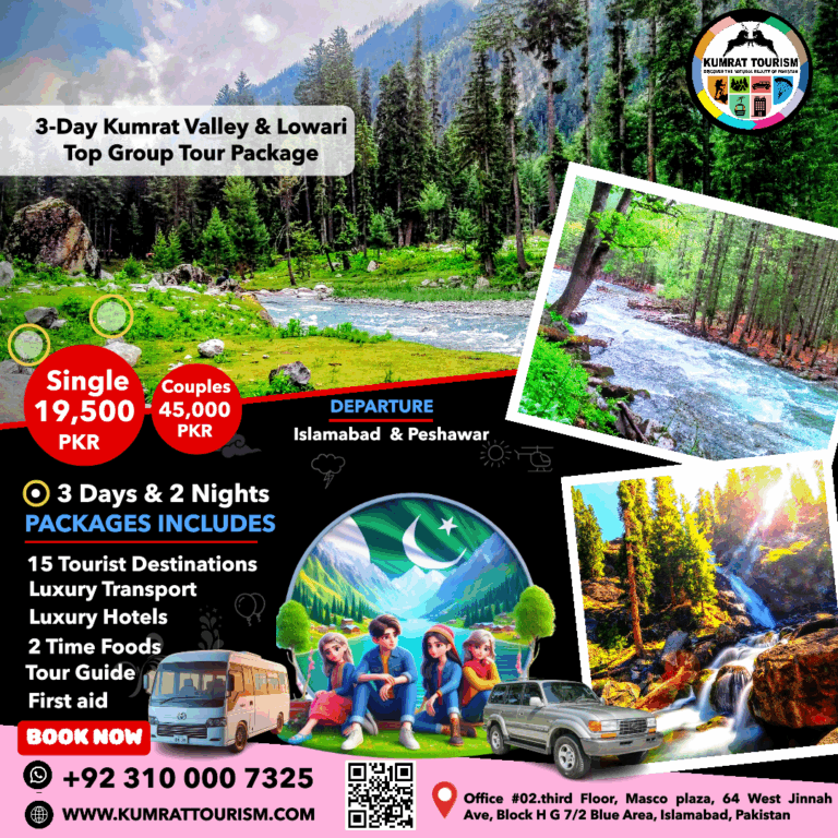 3-Day Group Tour of Kumrat Valley & Lowari Top 🌽🏔️ From Islamabad