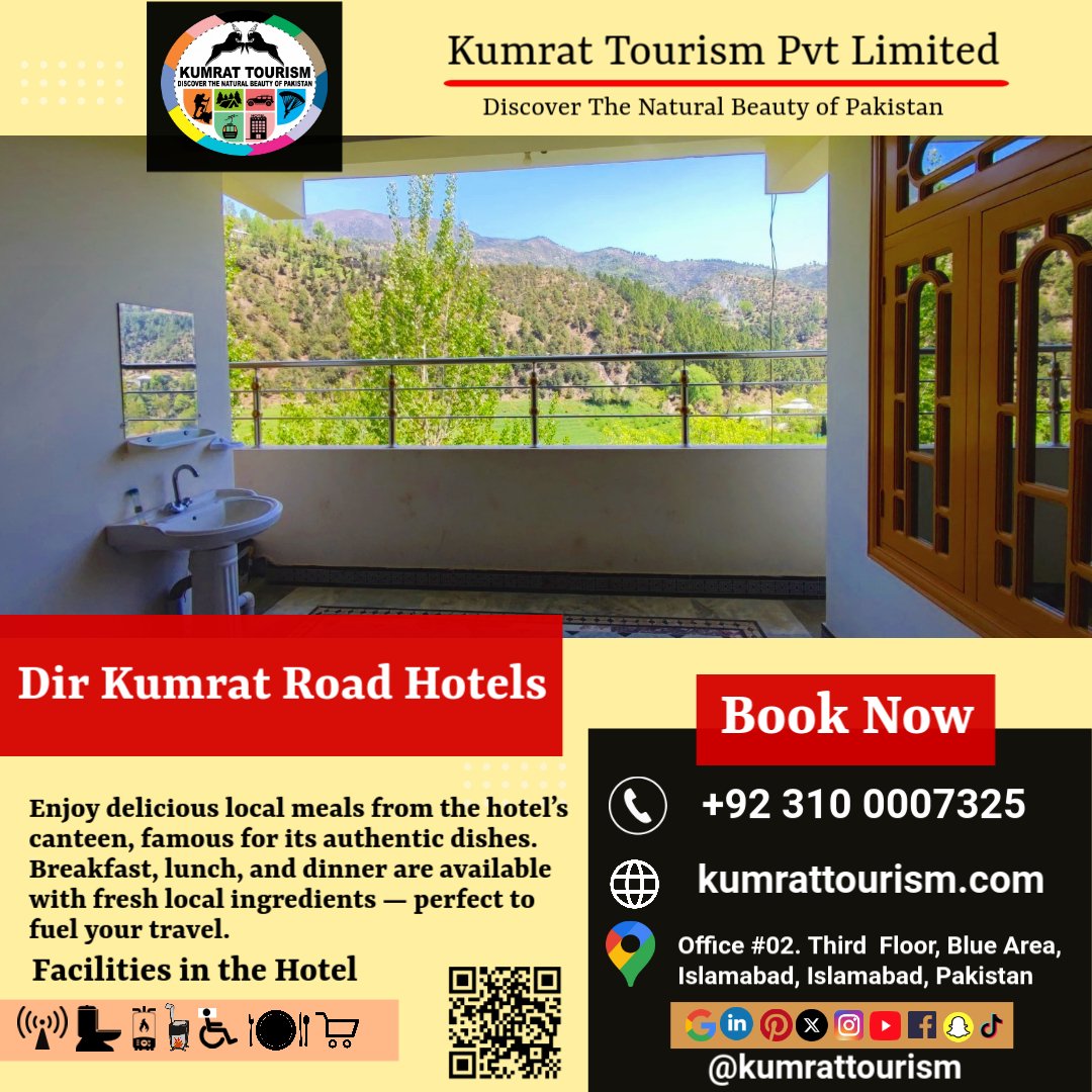 Dir Kumrat Road Hotels – Comfortable Stay Near Dir River on the Way to Kumrat