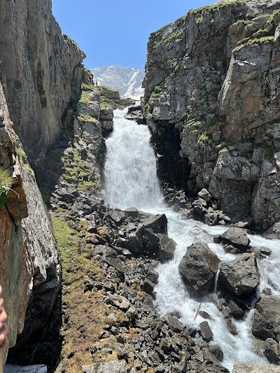 Katora lake waterfall