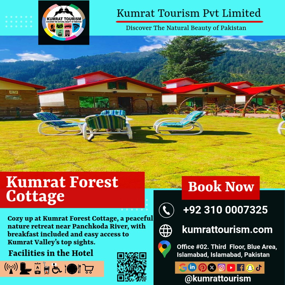 Kumrat Forest Cottage – Cozy Stay by the Panchkora River