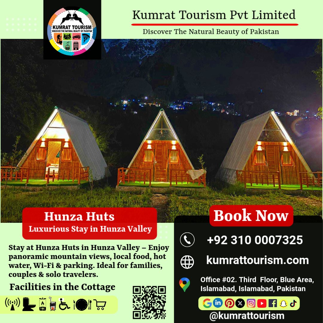 Hunza Huts – Scenic & Luxurious Stay in Hunza Valley