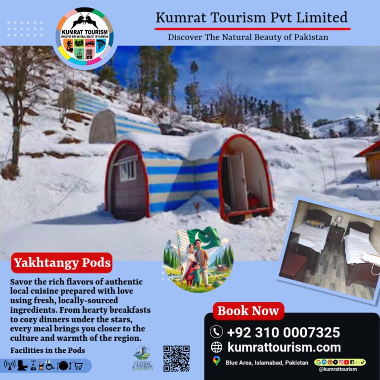 🌲 Yakhtangy Pods – Luxurious Eco-Friendly Stay in Shangla’s Yakhtangy Valley