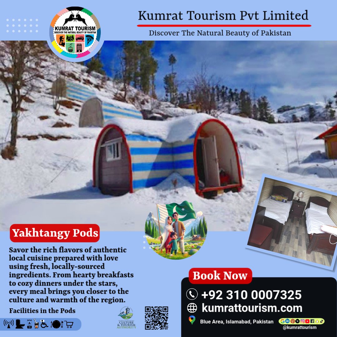 🌲 Yakhtangy Pods – Luxurious Eco-Friendly Stay in Shangla’s Yakhtangy Valley