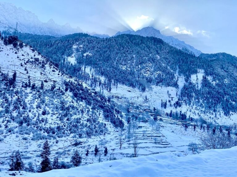 Kalam Valley Snow View – A Magical Winter Destination in Swat Valley