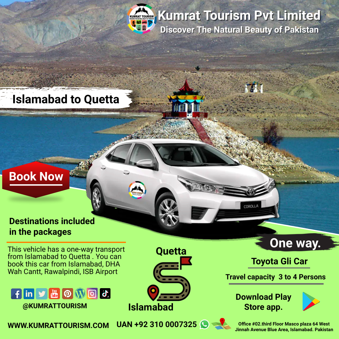 Islamabad To Quetta Rent A Car