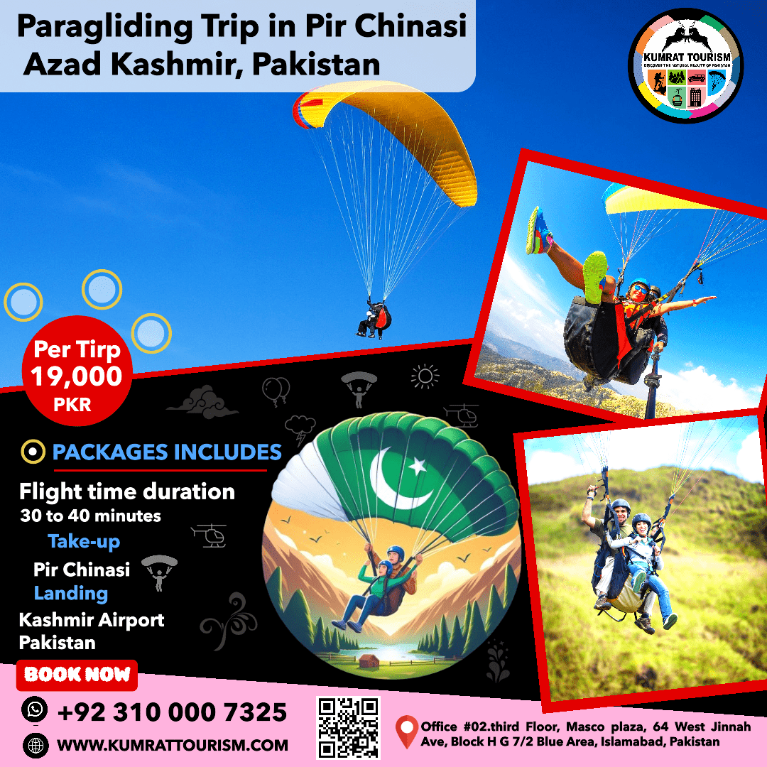 Paragliding Trip in Pir Chinasi, Azad Kashmir, Pakistan 🪂